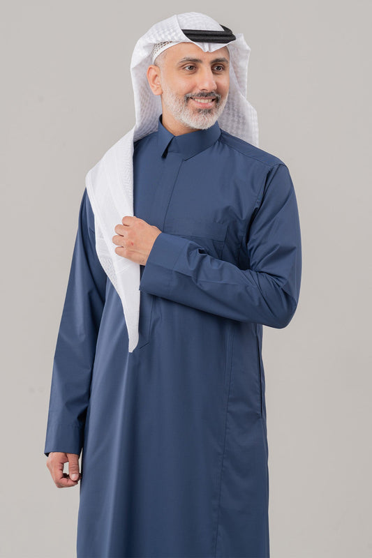 Al Shiaka Elsee Shemagh for men – White