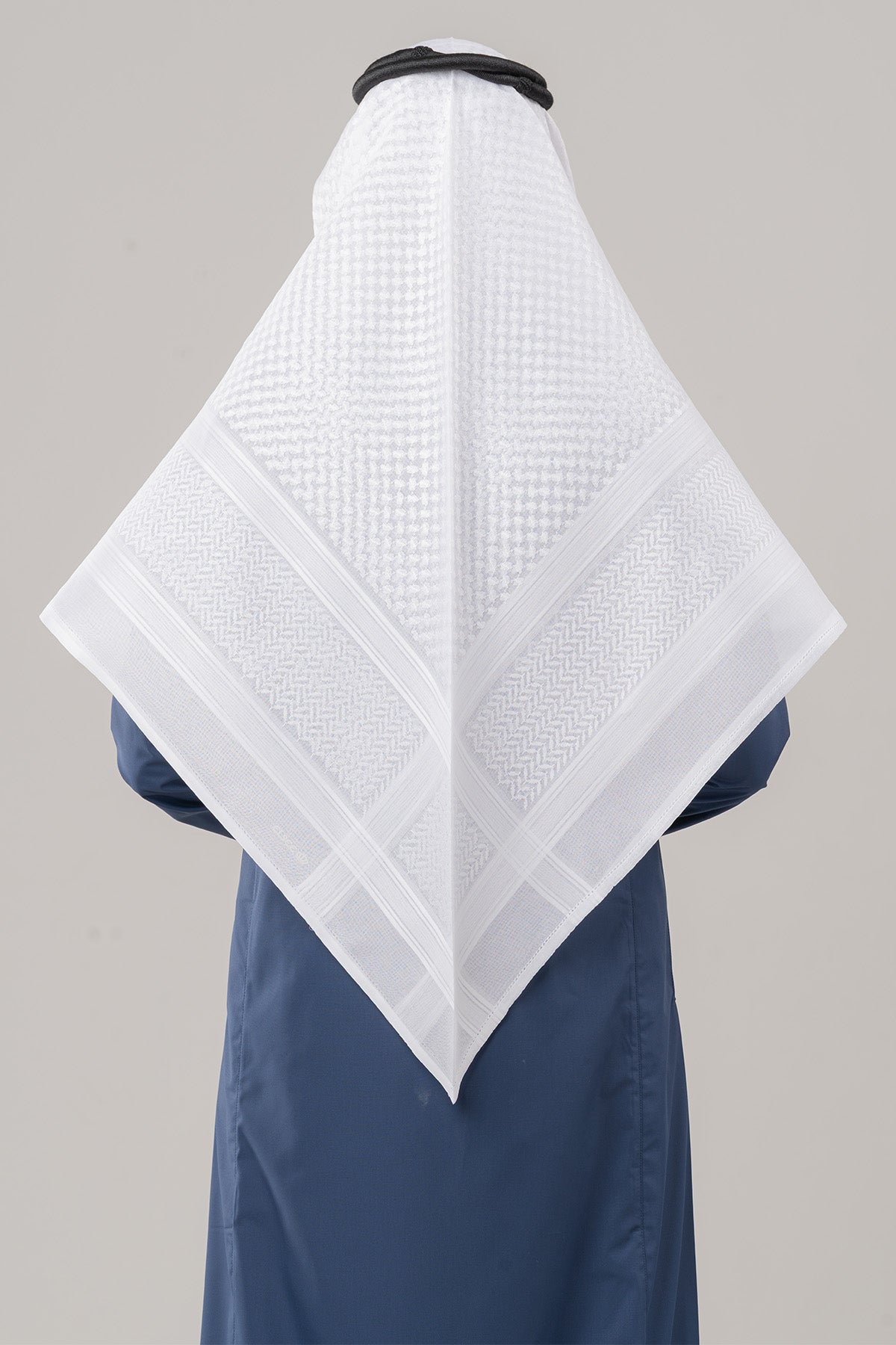 Al Shiaka Elsee Shemagh for men – White