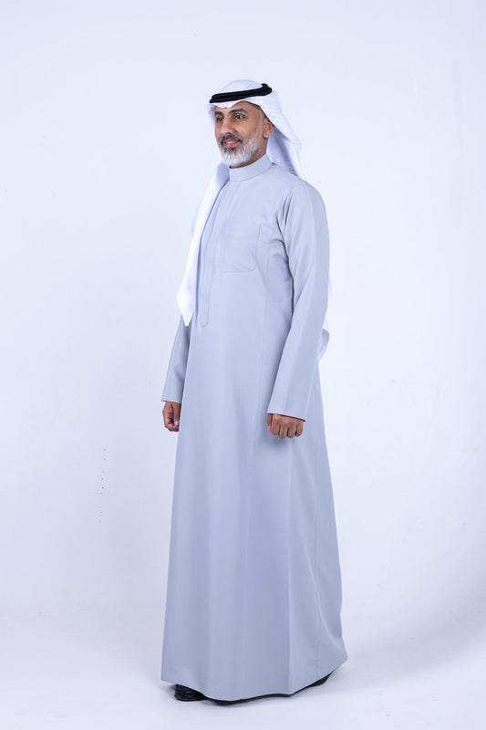 Al Shiaka Fakher Thobe – Light gray