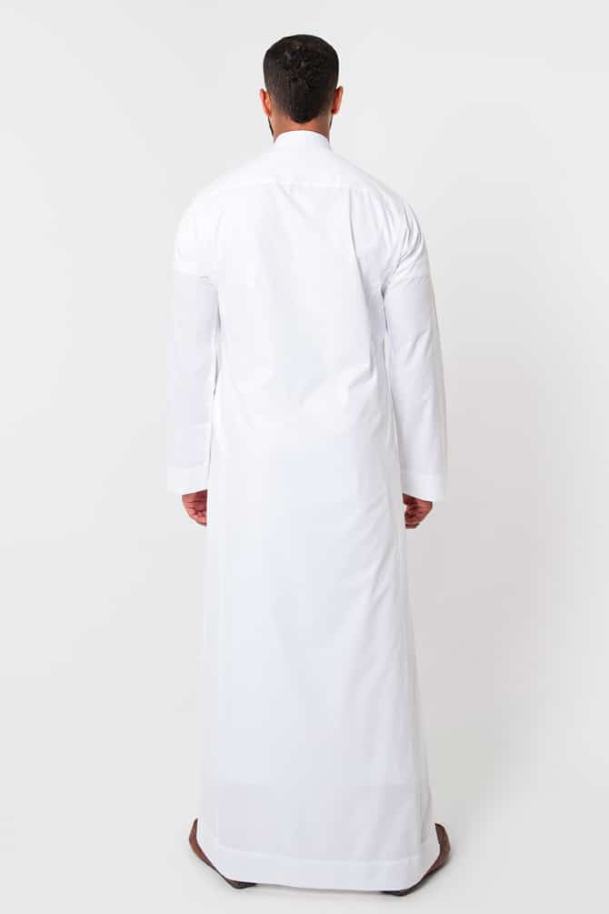 Thobe Classic Buttons, Men, White