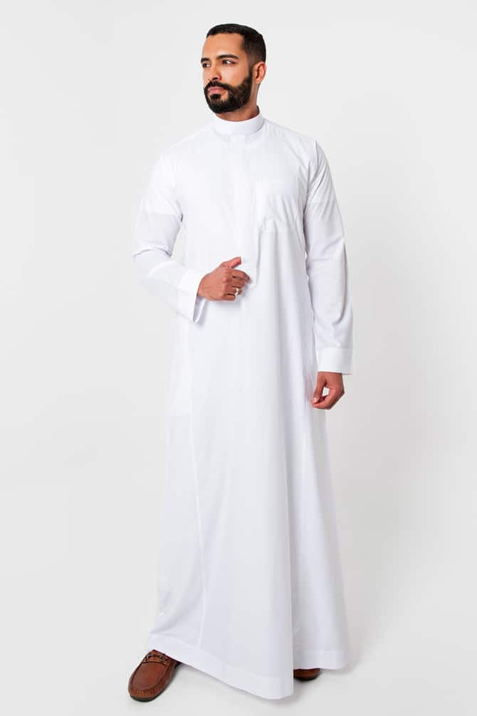 Thobe Classic Zipper, Men, White