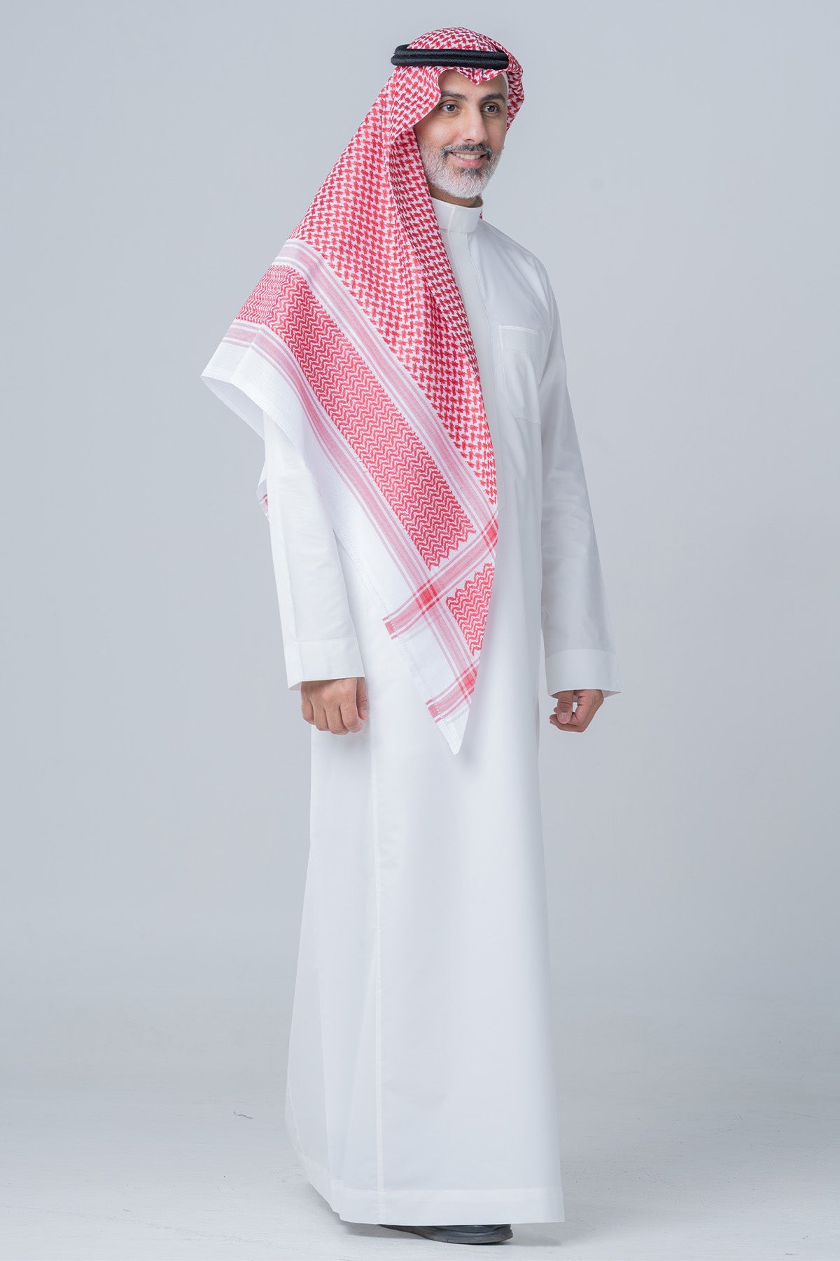 Al Shiaka Venieri Shemagh for men – Red