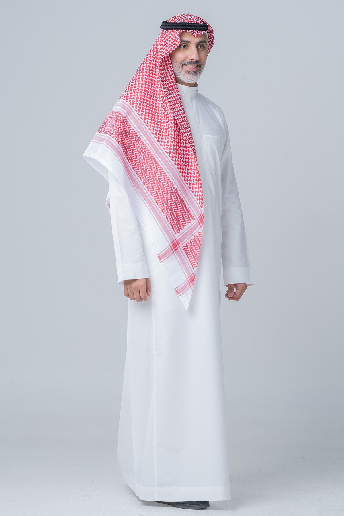 Al Shiaka Venieri 2 Shemagh for men – Red