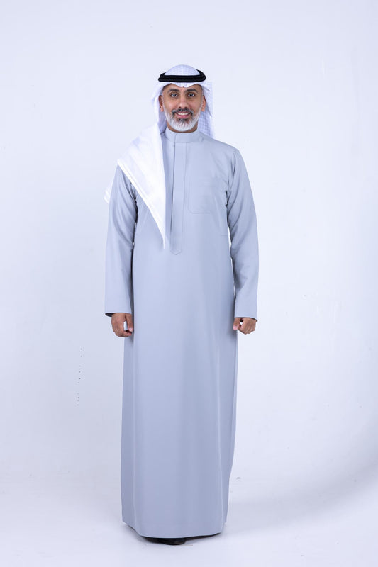 Al Shiaka Fakher Thobe – Light gray