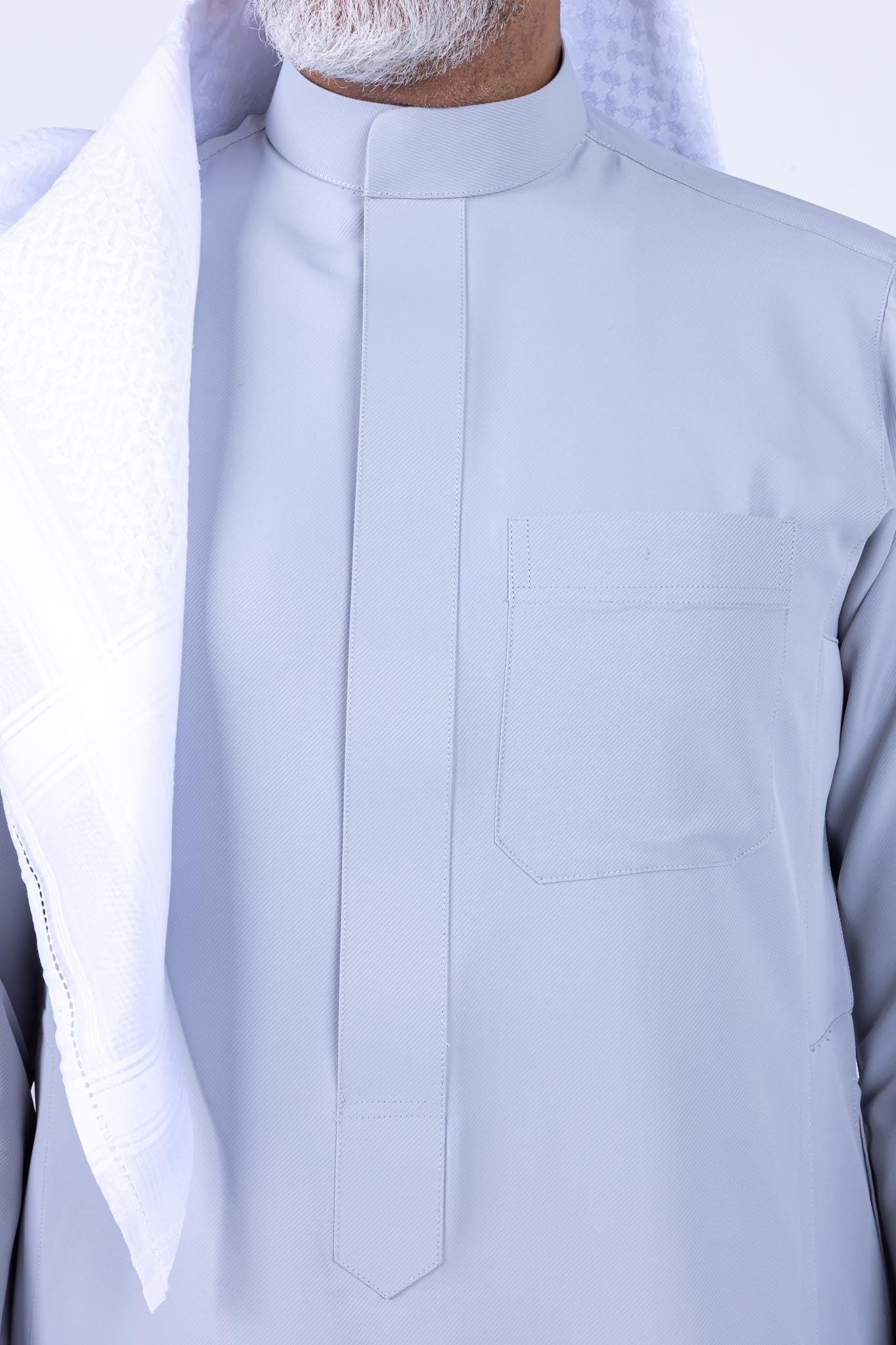 Al Shiaka Fakher Thobe – Light gray